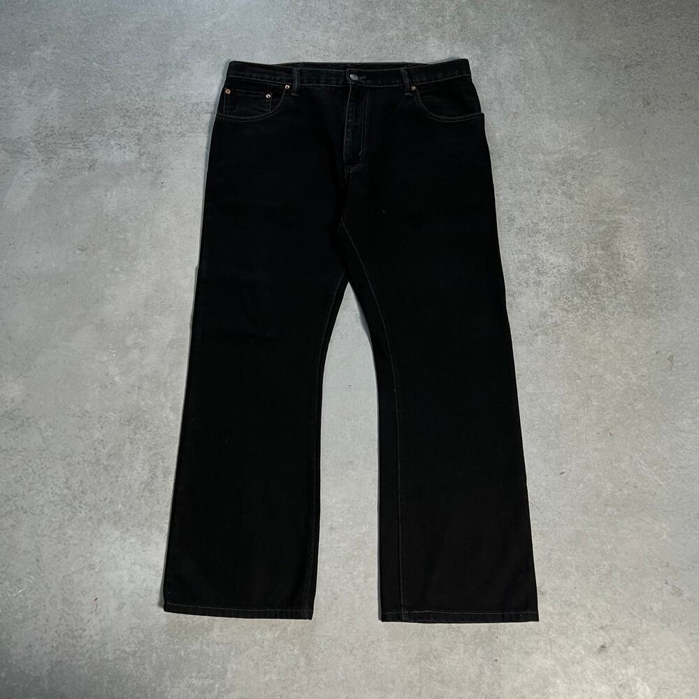 Levi's 517 Bootcut Men's Size 38x30 Black Jeans Slim Flare Denim